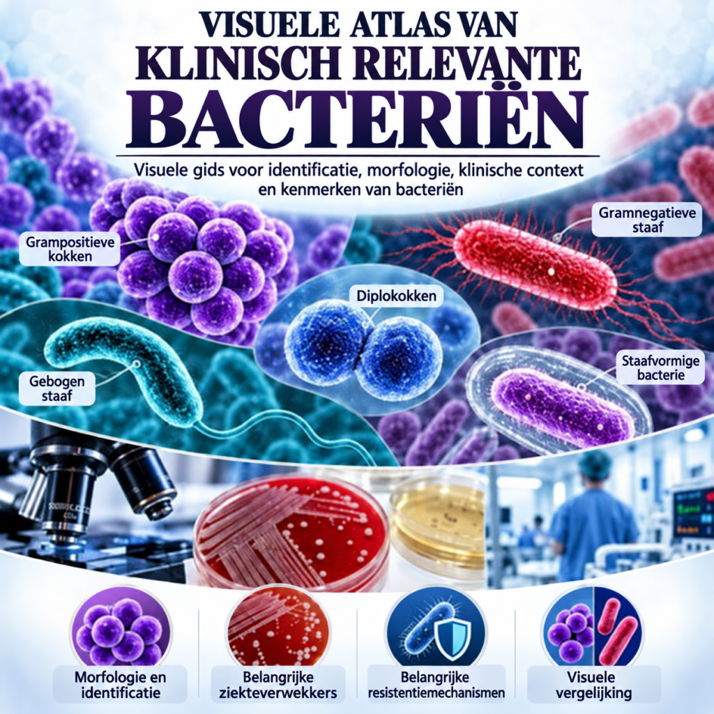 Visuele atlas van klinisch relevante bacteriën